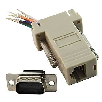 D-SUB переходники VGAM-RJ45 