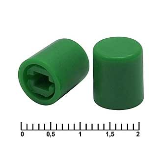 Колпачки для кнопок A11 Green 