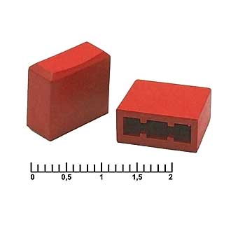 Колпачки для кнопок A18 Red 