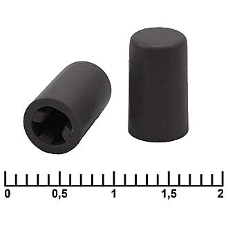 Колпачки для кнопок A60 Black 