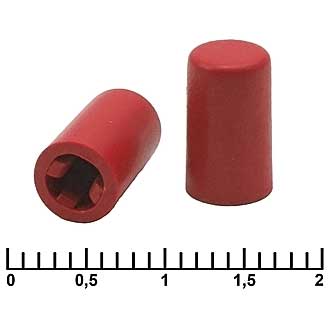 Колпачки для кнопок A60 Red 