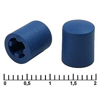 Колпачки для кнопок A61 Blue 