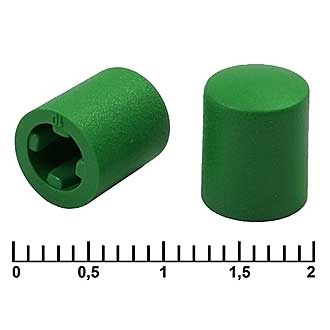 Колпачки для кнопок A61 Green 