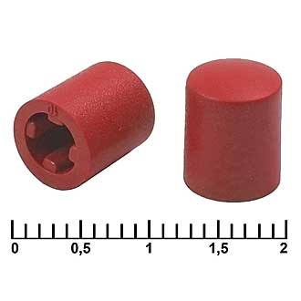 Колпачки для кнопок A61 Red 