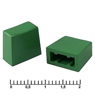 Колпачки для кнопок A10 Green 