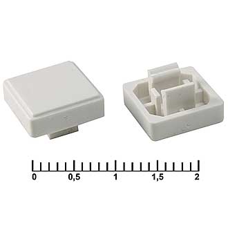 Колпачки для кнопок A14 White 
