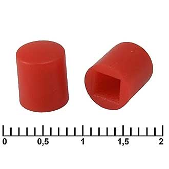 Колпачки для кнопок A20 Red 