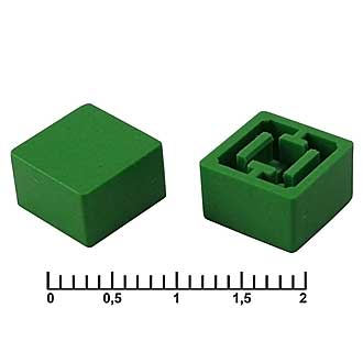 Колпачки для кнопок A27 Green 
