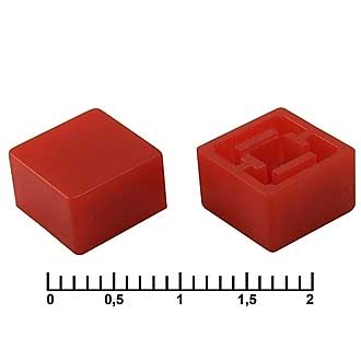 Колпачки для кнопок A27 Red 