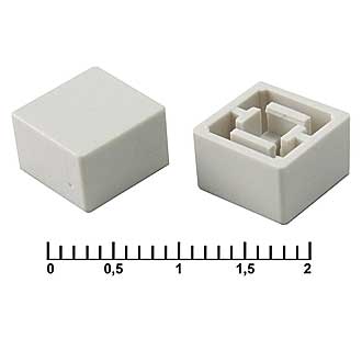 Колпачки для кнопок A27 White 