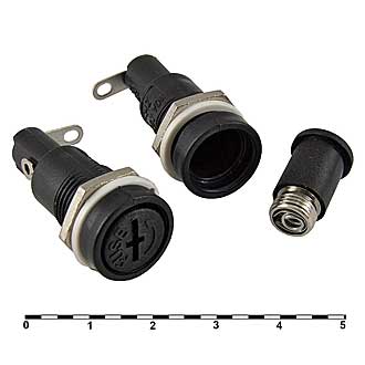 Держатели предохранителей ZH258 for 5x20 RUICHI Держатели предохранителей ZH258 for 5x20 RUICHI