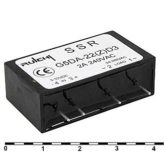 Твердотельные реле G5DA-22 (Z)D3 2A/240V (3-32V) RUICHI