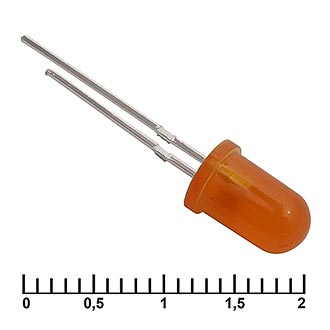 Светодиоды 5 mm orange  30 mCd 20 