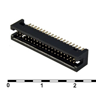IDC DC3-40 1.27mm W=1.27 mm 