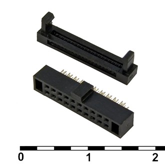 IDC IDC1.27-20 W=1.27mm 