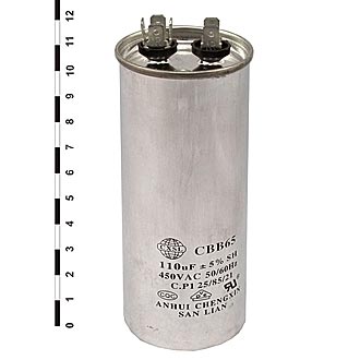 Пусковые конденсаторы CBB65 110uF  450V 