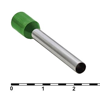 Наконечники на кабель DN04018 green (2.8x18mm) 