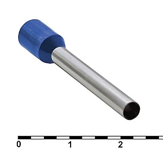 Наконечники на кабель DN04018 blue (2.8x18mm) 