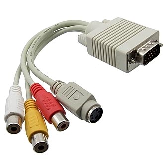 Переходные разъемы ML-A-007 (VGA to S/RCA) RUICHI Переходные разъемы ML-A-007 (VGA to S/RCA) RUICHI