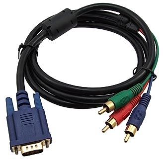 Аудио / видео шнуры ML-A-028 (VGA to 3RCA) 