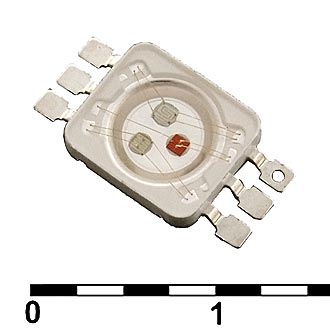 Светодиоды мощные 3W 5v 140Lm RGB 