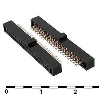 IDC IDC1.27-40 W=1.27mm 