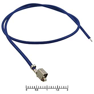 Разъемы питания низковольтные PHU2 3,96 mm AWG22 0,3m blue RUICHI
