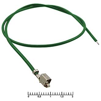 Разъемы питания низковольтные PHU2 3,96 mm AWG22 0,3m green RUICHI