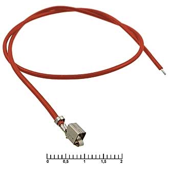 Разъемы питания низковольтные PHU2 3,96 mm AWG22 0,3m red RUICHI