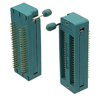 Панельки для микросхем SCZP-42N gold 1.778 mm 