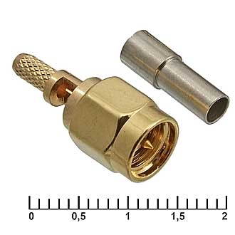 Высокочастотные разъемы SMA-JC-316P RUICHI Высокочастотные разъемы SMA-JC-316P RUICHI