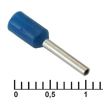 Наконечники на кабель DN00508 blue (1x8mm) RUICHI