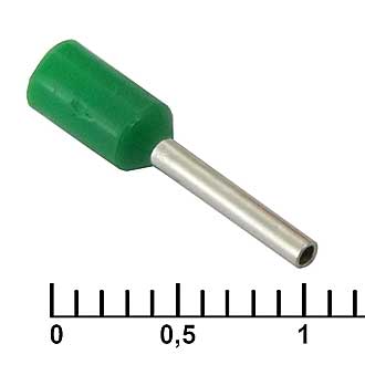 Наконечники на кабель DN00508 green (1x8mm) RUICHI