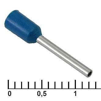 Наконечники на кабель DN00510 blue (1x10mm) RUICHI