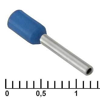 Наконечники на кабель DN00710 blue (1.2x10mm) 