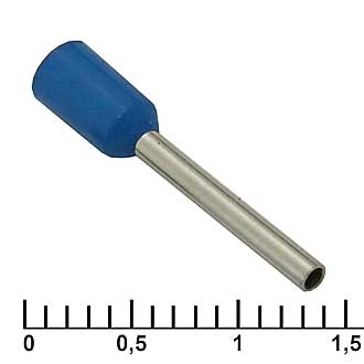 Наконечники на кабель DN00712 blue (1.2x12mm) RUICHI