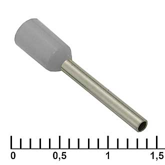 Наконечники на кабель DN00712 gray (1.2x12mm) RUICHI