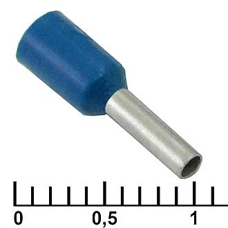 Наконечники на кабель DN01006 blue (1.4x6mm) RUICHI