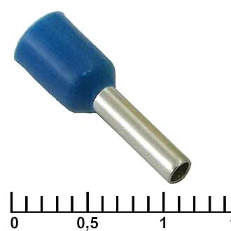 Наконечники на кабель DN01508 blue (1.7x8mm) RUICHI