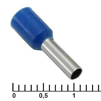 Наконечники на кабель DN02508 blue (2.2x8mm) RUICHI