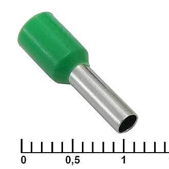 Наконечники на кабель DN02508 green (2.2x8mm) 