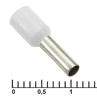 Наконечники на кабель DN02508 white (2.2x8mm) 