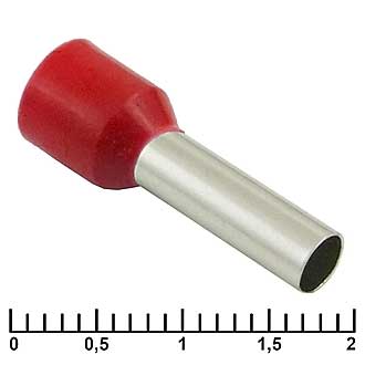 Наконечники на кабель DN06012 red (3.5x12mm) 