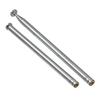 Антенны телескопические AST-27 D7mm S5 90-340mm RUICHI Антенны телескопические AST-27 D7mm S5 90-340mm RUICHI