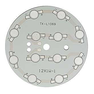 Светодиоды мощные 12x1W 1 color  d80 