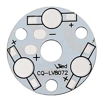 Светодиоды мощные 3x1W 1 color  d32 