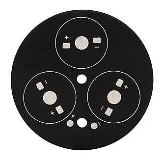 Светодиоды мощные 3x1W 1 color  d60 