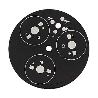 Светодиоды мощные 3x1W RGB  d60 