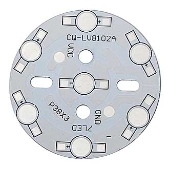 Светодиоды мощные 7x1W 1 color  d60 