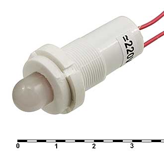 Коммутаторные лампы СКЛ СКЛ-18.1Б-2 СИНИЕ 220В (201*г) 